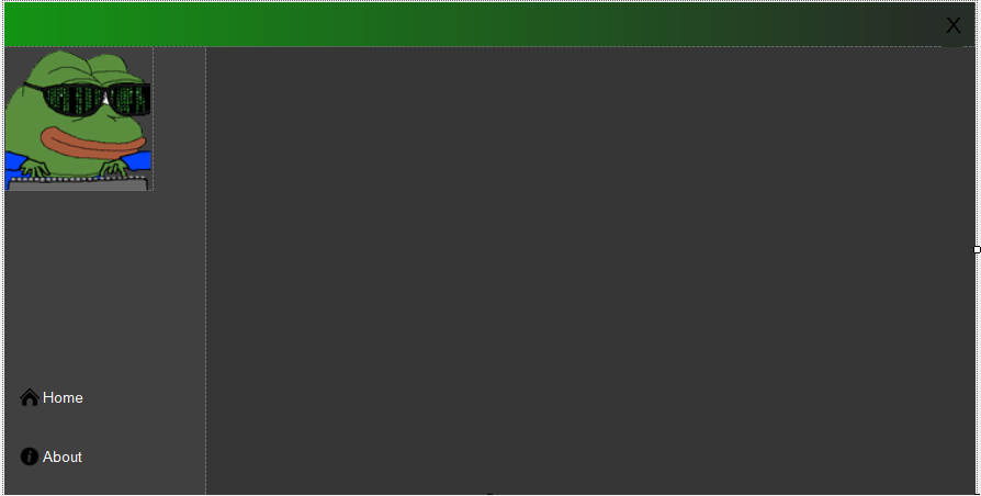 A screenshot of a WinForms application I wrote in 2020